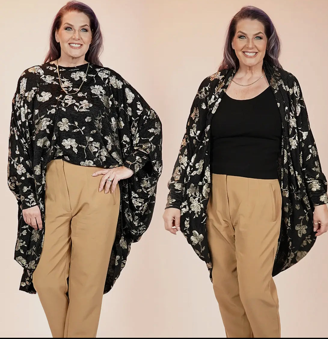 SHAWL DAWLS OVERSIZE CARDITOP