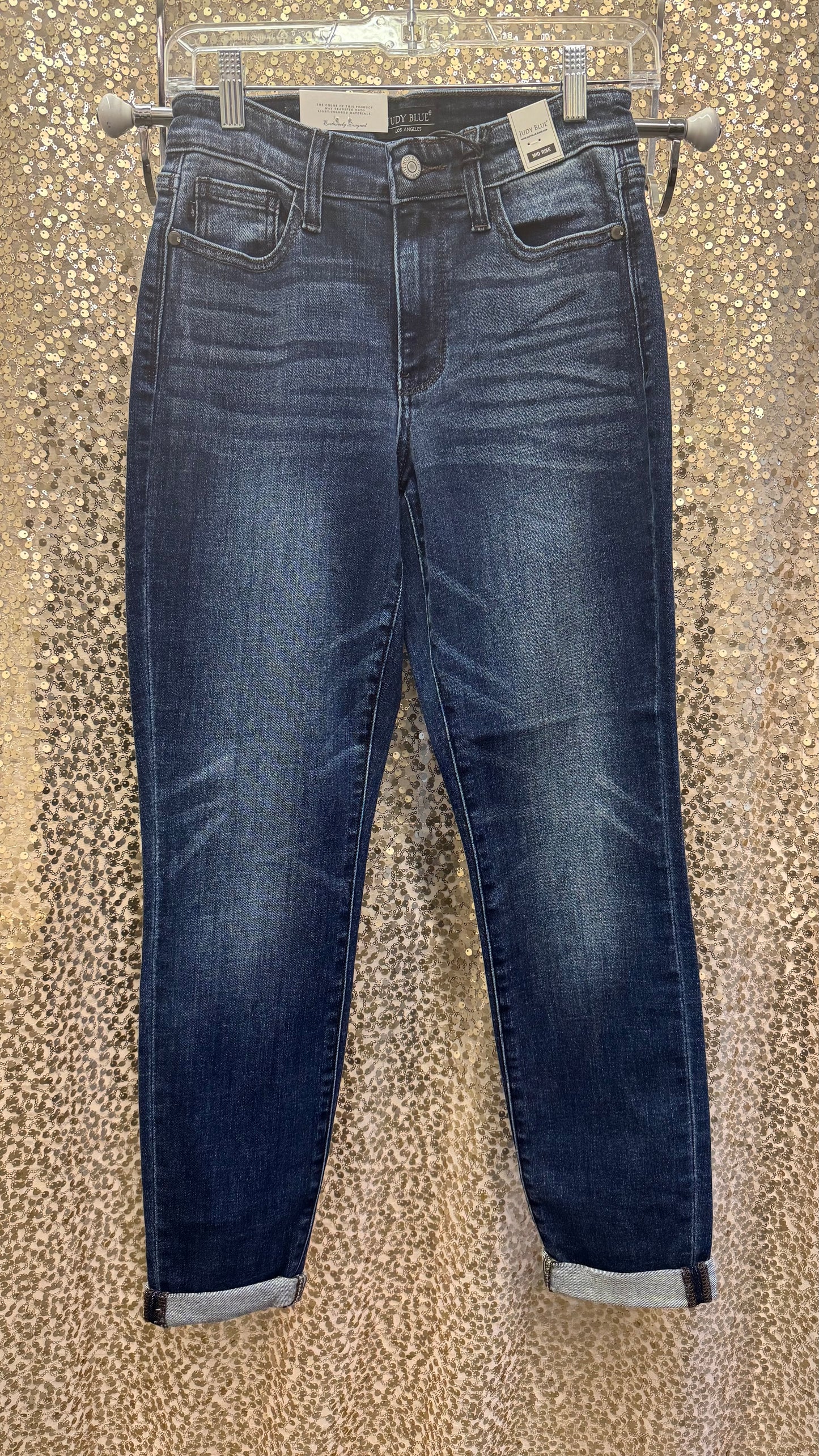 JB SLIM FIT CUFFED JEANS