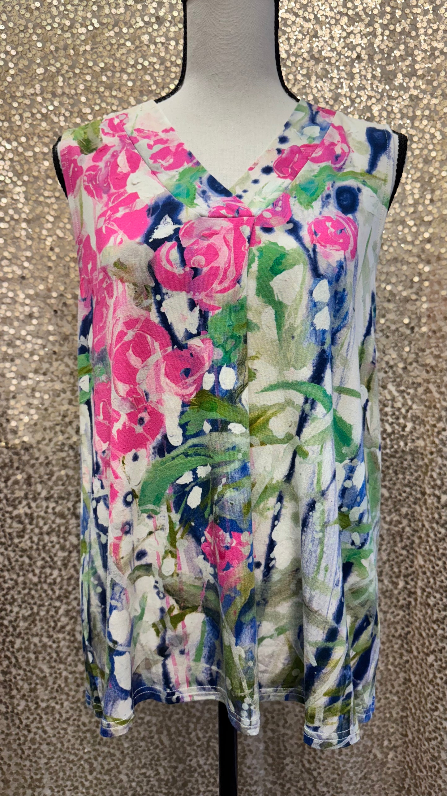 CD KNIT CAMISOLE TANK TOP