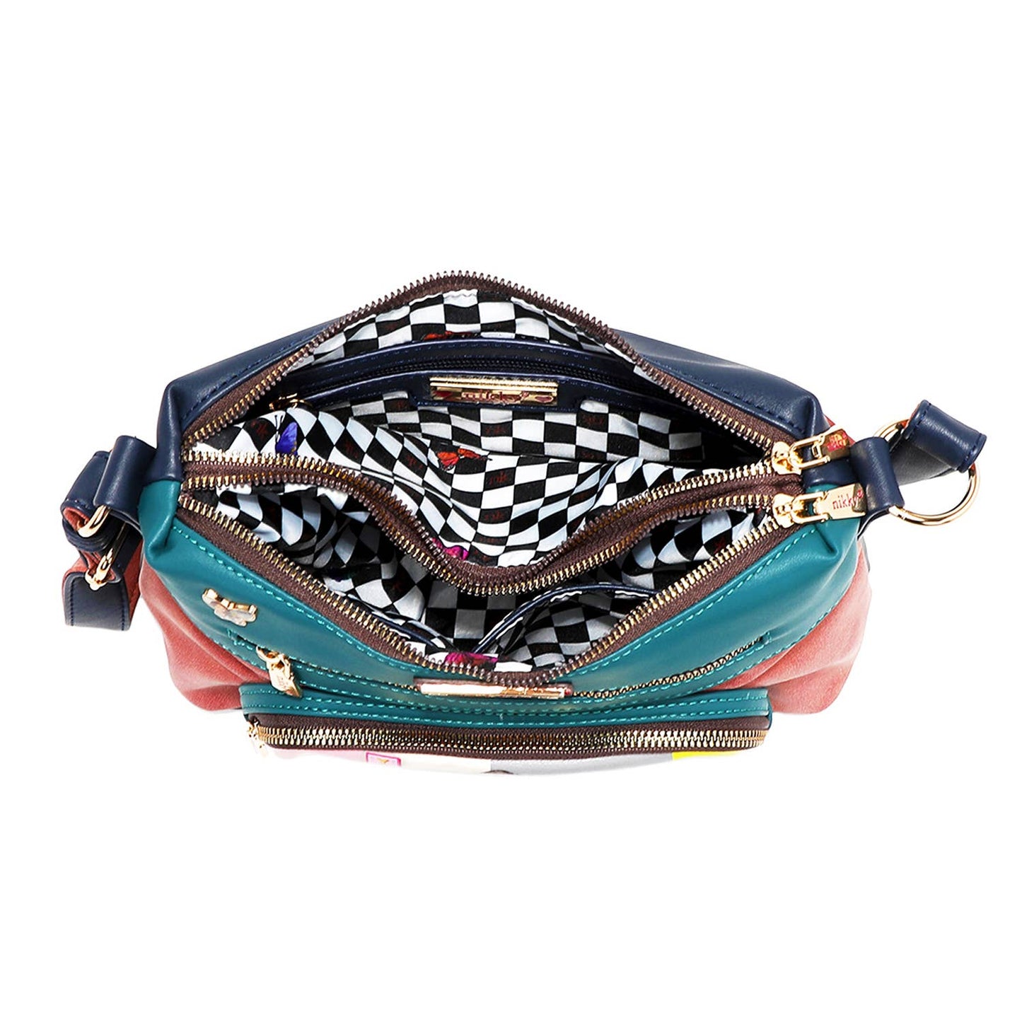 NICOLE LEE NIKKY MULTIPOCKET CROSSBODY BAG