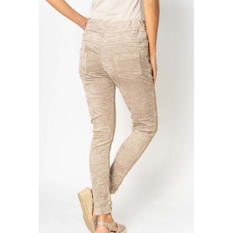 LM CORDUROY JEGGINGS WITH SHIMMER