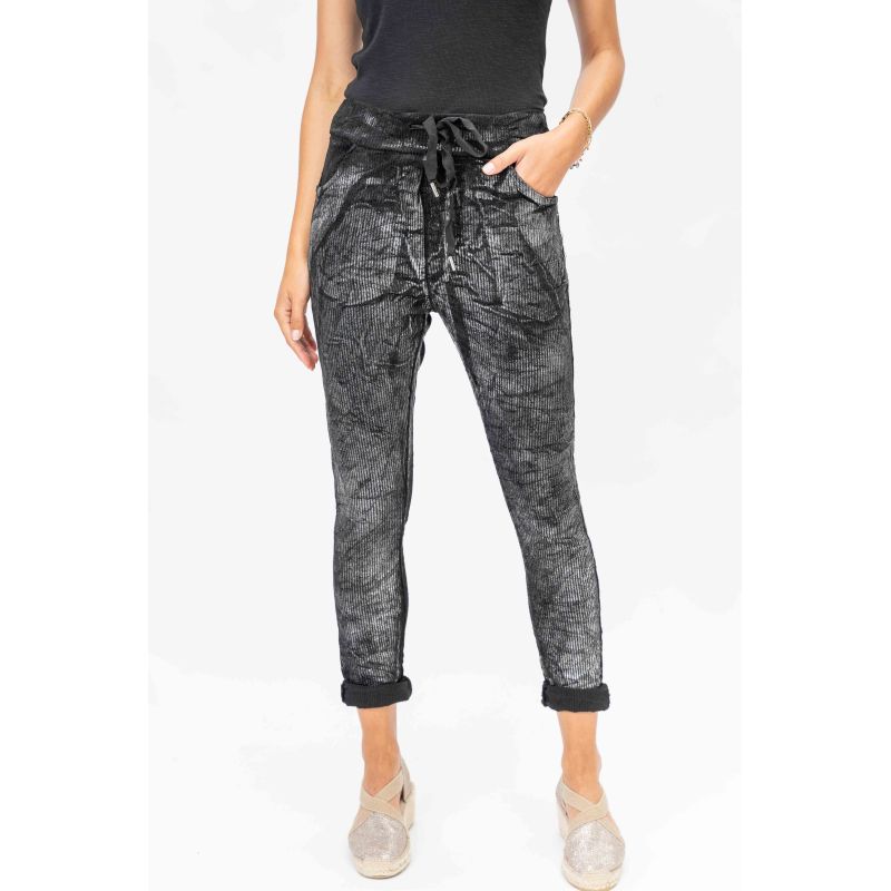 LM CORDUROY JEGGINGS WITH SHIMMER