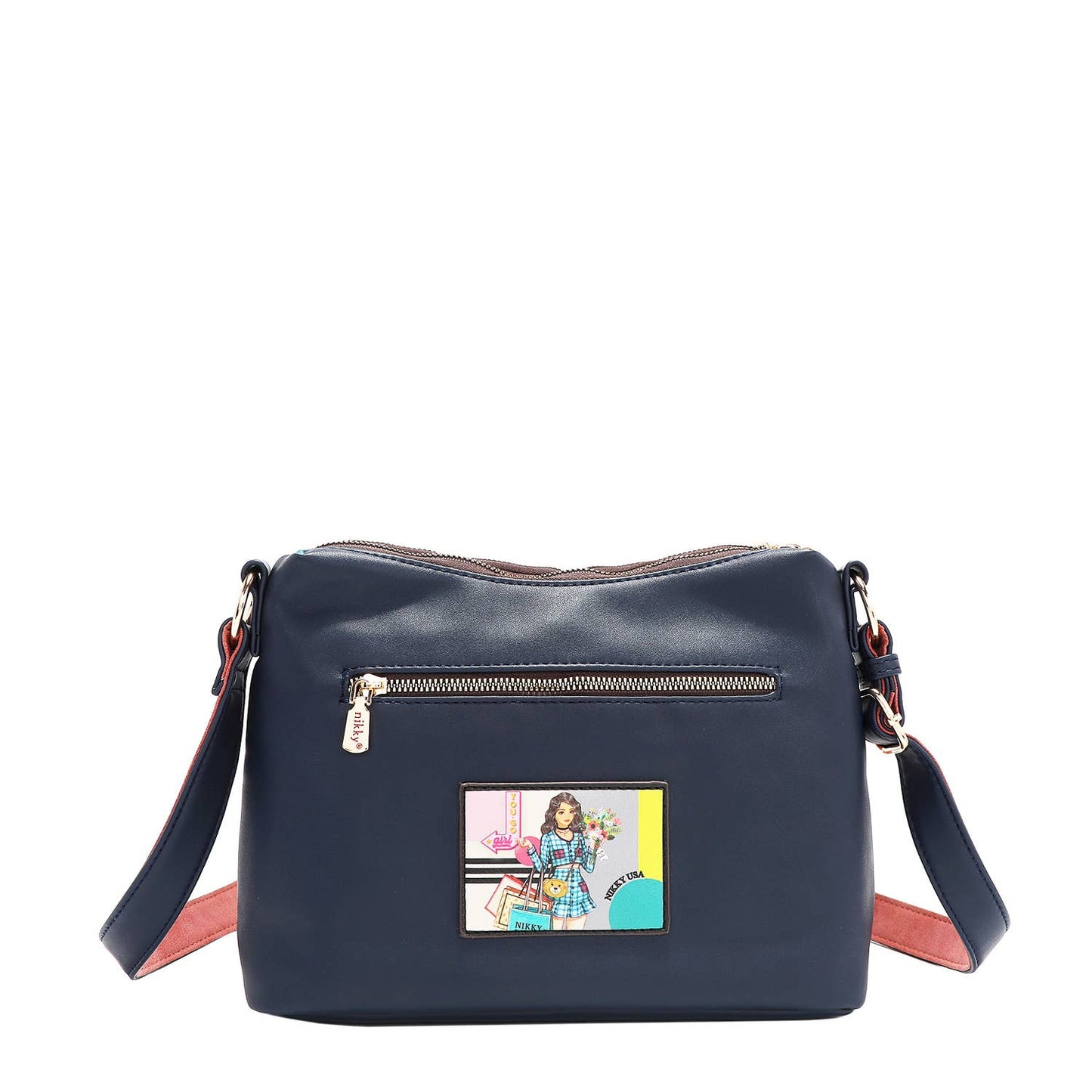 NICOLE LEE NIKKY MULTIPOCKET CROSSBODY BAG