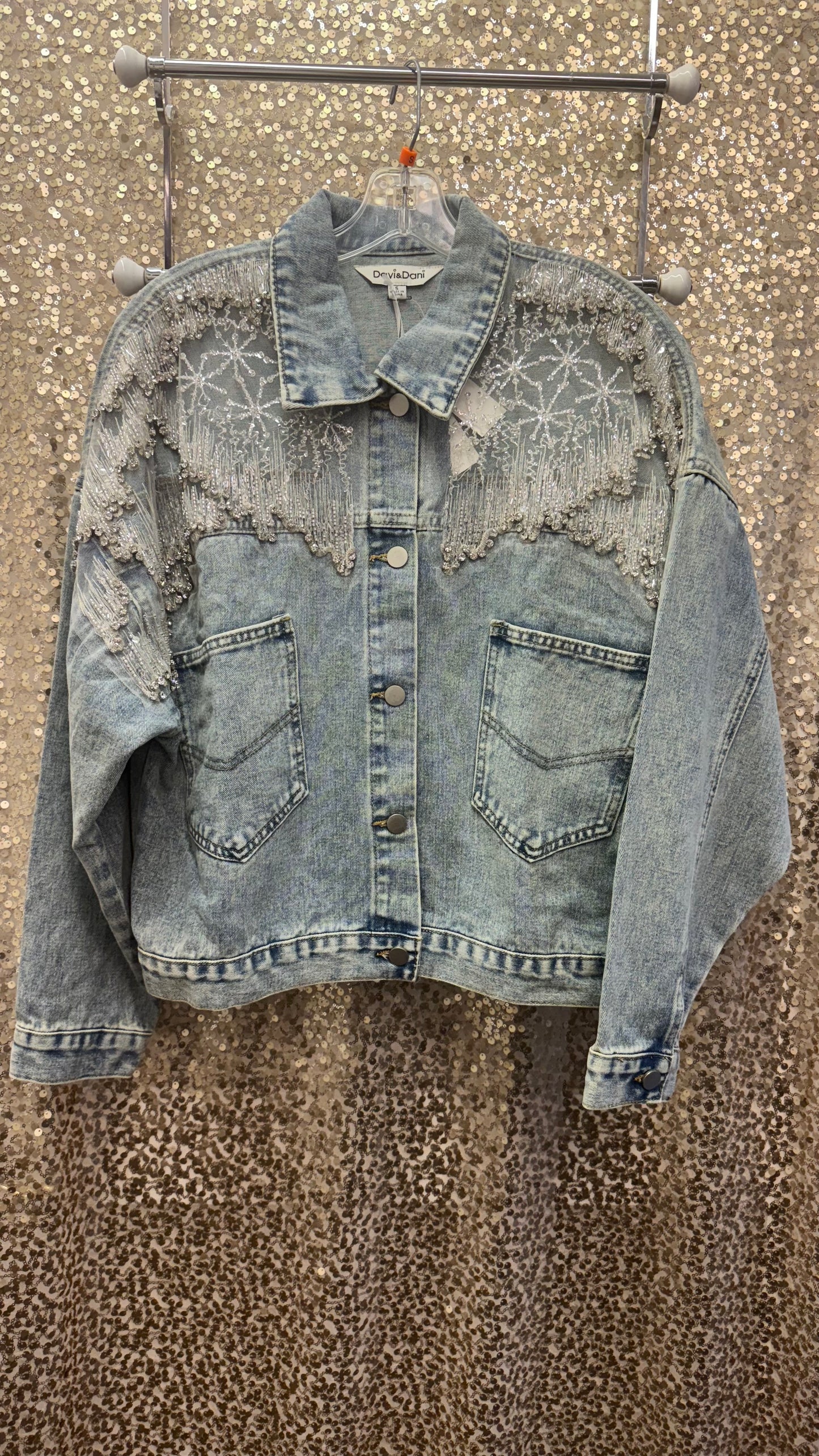 DD MESH STITCHING RHST DENIM JACKET