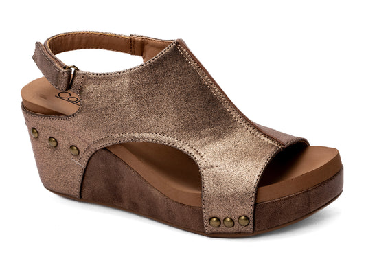 CORKY'S CARLEY WEDGE SANDALS