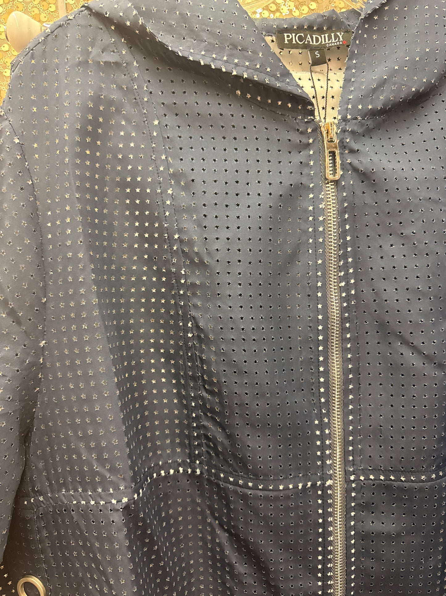 PICADILLY HOODED PERFORATED WINDBREAKER
