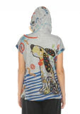 INOAH SCRUFFYS DAY OUT HOODED TOP