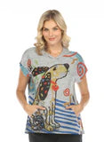 INOAH SCRUFFYS DAY OUT HOODED TOP