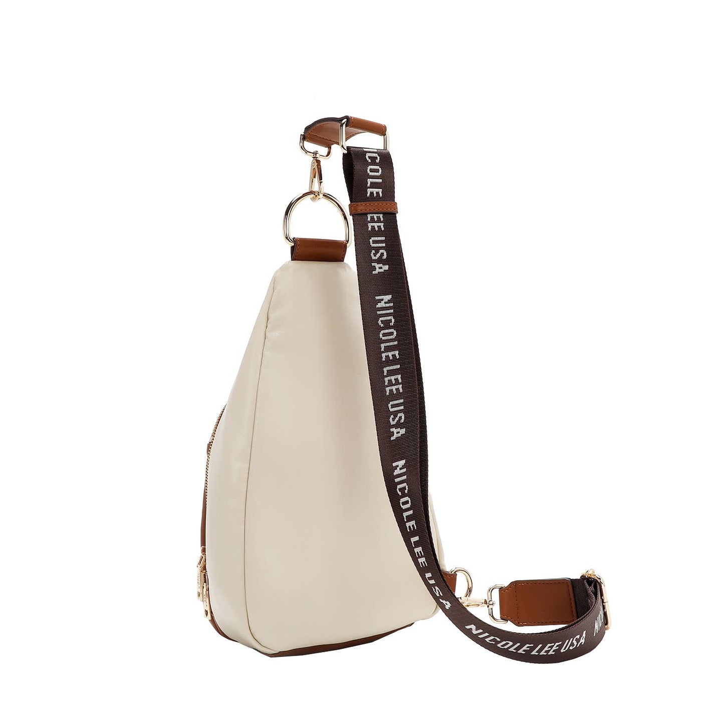 NICOLE LEE BIG BROTHER SLING BAG WITH KEYCHAIN