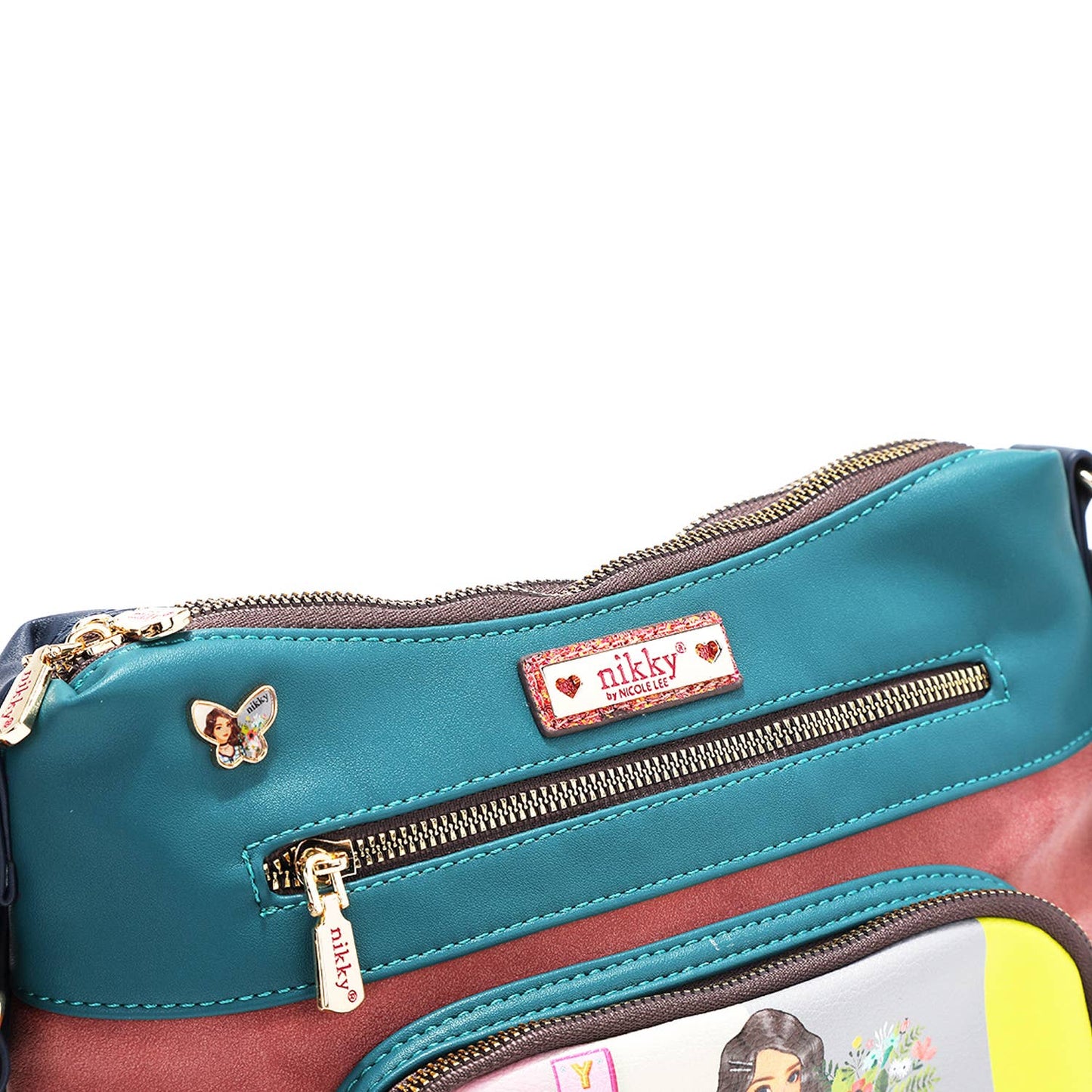 NICOLE LEE NIKKY MULTIPOCKET CROSSBODY BAG